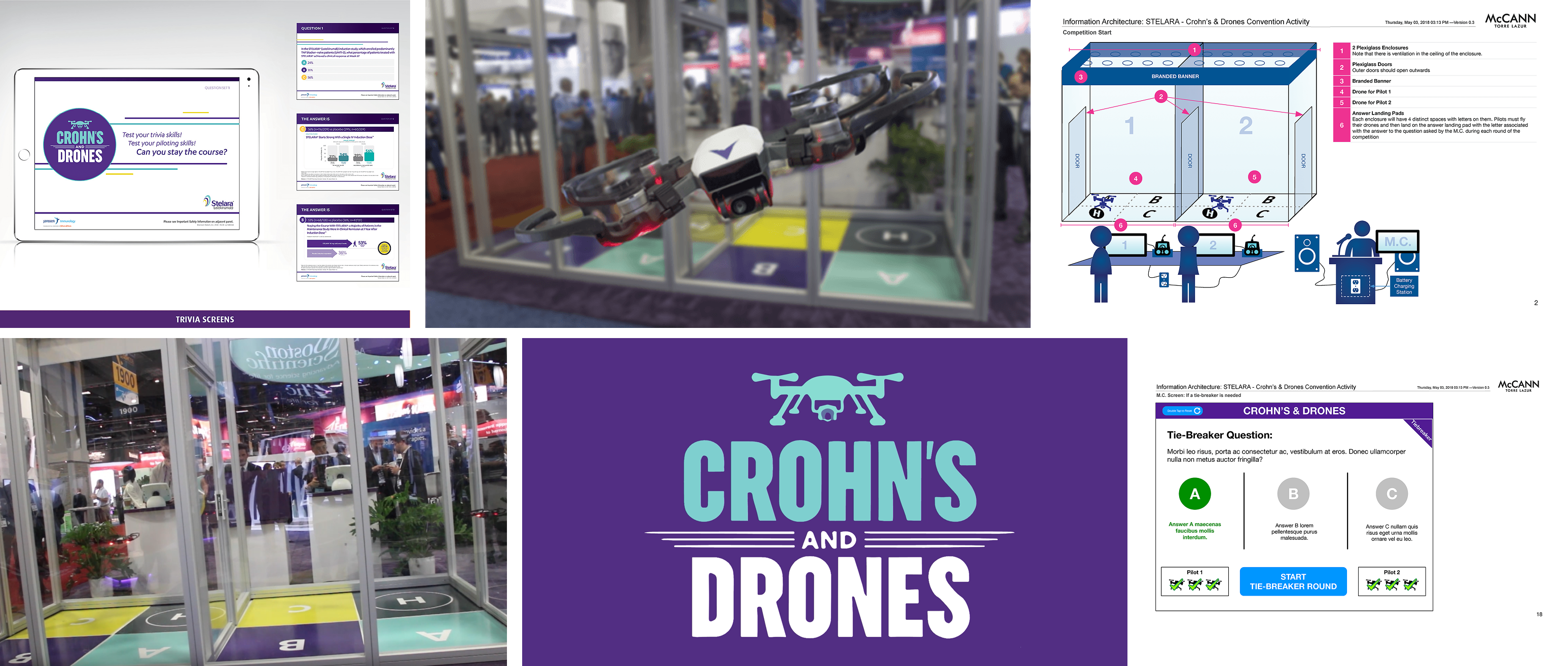 Crohn's and Drones Booth